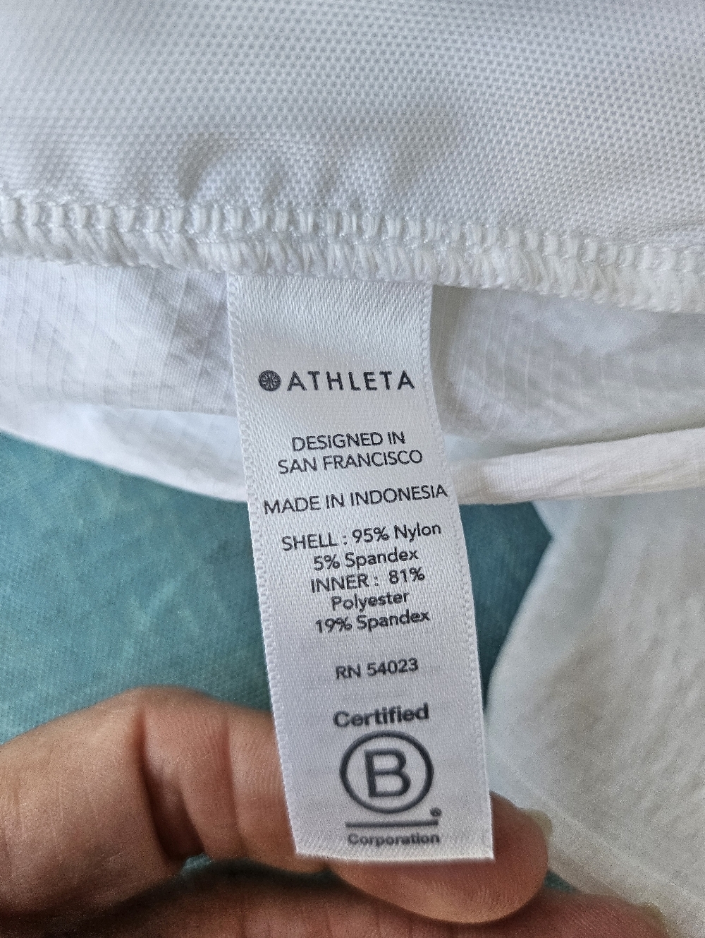 Athleta Crest Skort Womens 0 White Ripstop 15" Stretch Tennis Pickleball Skirt - Picture 10 of 10